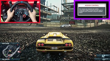 Best Steering Wheel Settings in Need For Speed Most Wanted - Logitech G29, G920, G27, G923