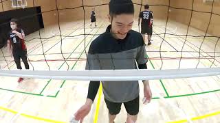 GoPro Volleyball #4 Setter and Spiker POV