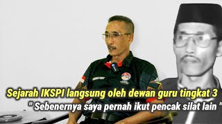 Sejarah ikspi langsung oleh dewan guru tingkat 3 ( Bpk Bambang Eko Irianto ) 'PART 1'