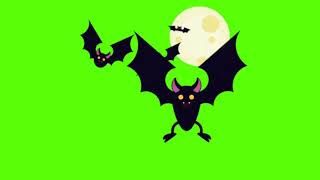 Green Screen : Evil Bats Effect Video