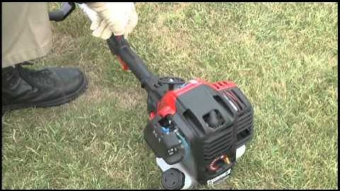 The TB525 EC gas string trimmer | How to set up your 4-cycle trimmer