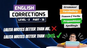 Learn English with Common Errors Level 2 Part 36 | Spotting errors | English Mistakes