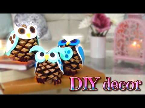 Video: How To Make An Owl From Cones With Your Own Hands