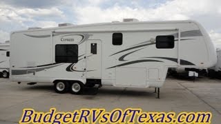 2006 Cypress 31ft Luxury 5th Wheel Travel Trailer With Sleeping For 6 In Cold AC! Summer Fun