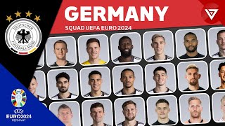 🇩🇪 GERMANY SQUAD UEFA EURO 2024 - 🇩🇪 GERMANY 27 MEN PLAYERS PRELIMINARY SQUAD DEPTH