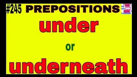 under underneath prepositions in english grammar vijay kumar