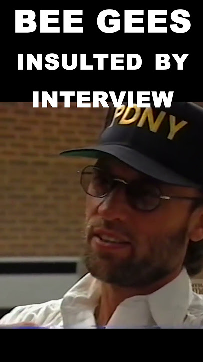 BEE GEES - Robin Gibb is annoyed by interview questions. #shorts #beegees #jivetubin @beegees