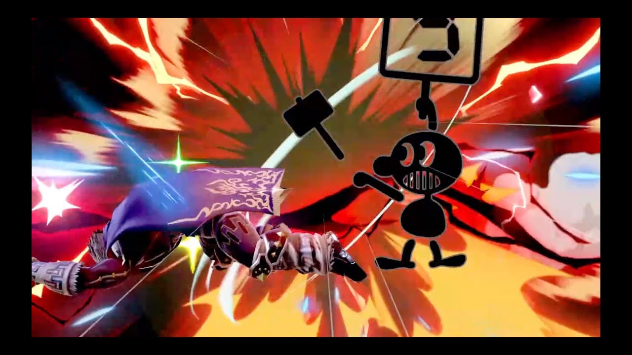 Smash Ultimate Mr. Game and Watch 9s, combos, spikes montage