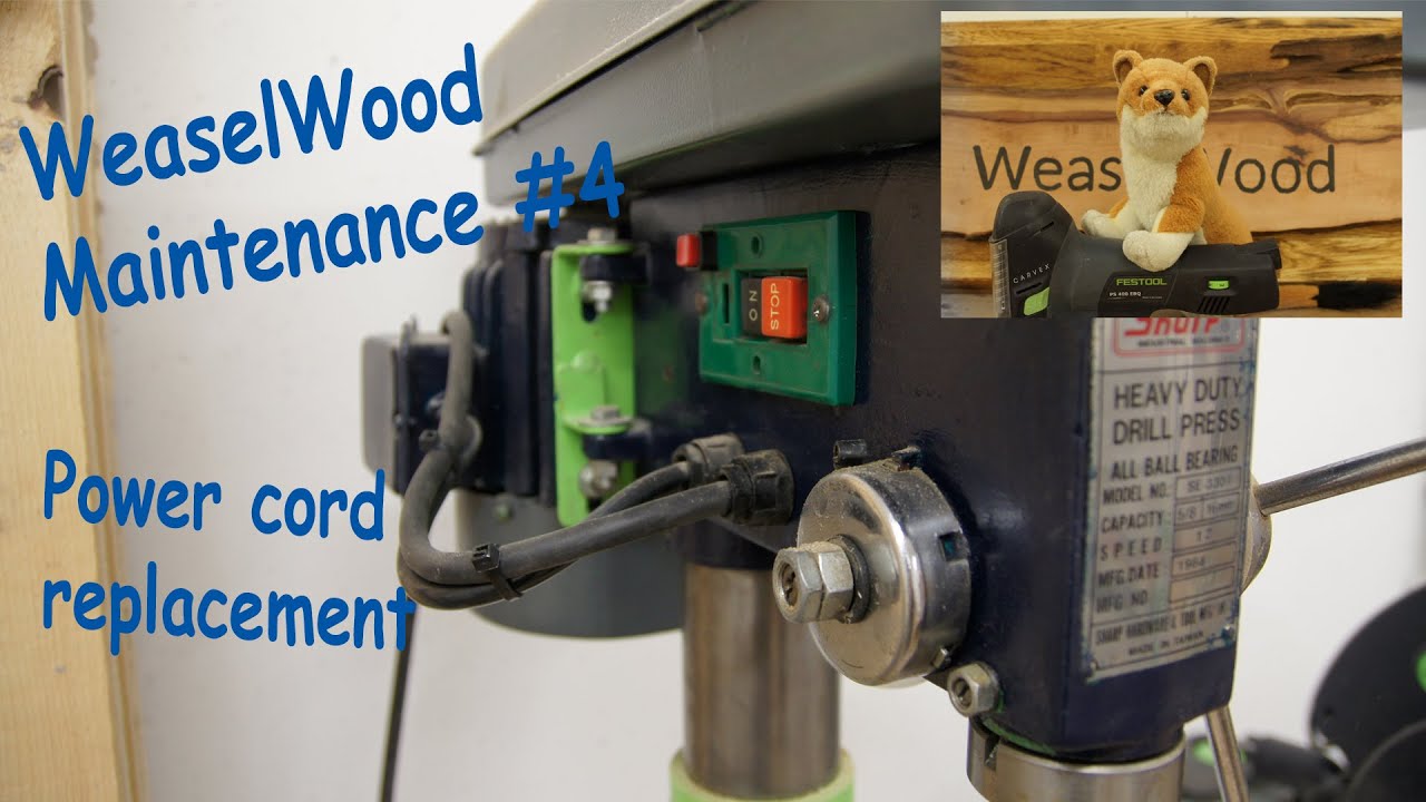 Power cord replace [WeaselWood Maintenance #4]