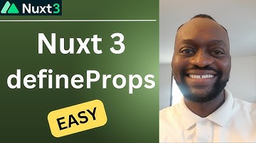 Nuxt 3 defineProps: How to Add Props to Your Component - EASY!