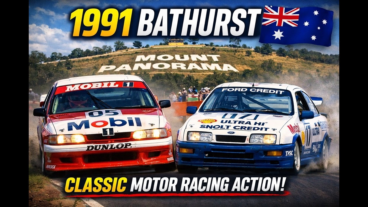 1991 Bathurst Race 🇦🇺 | BBC Historic Motor Racing Coverage