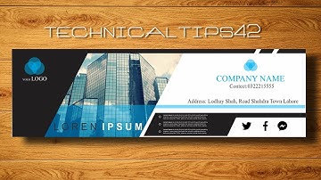 Banner Design Corel DRaw x6 By technicaltips42  urdu/hindi Part # 7