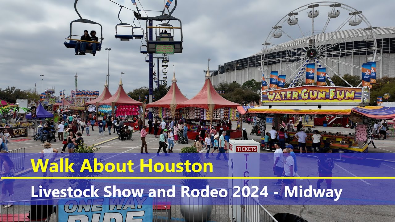 Walk About Houston - Livestock Show and Rodeo 2024 Midway