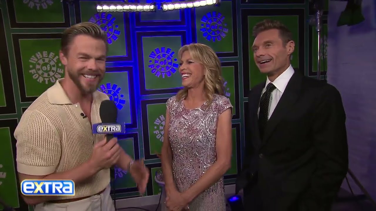 Загляните за кулисы вместе с Дереком Хафом на шоу «Колесо фортуны знаменитостей»!