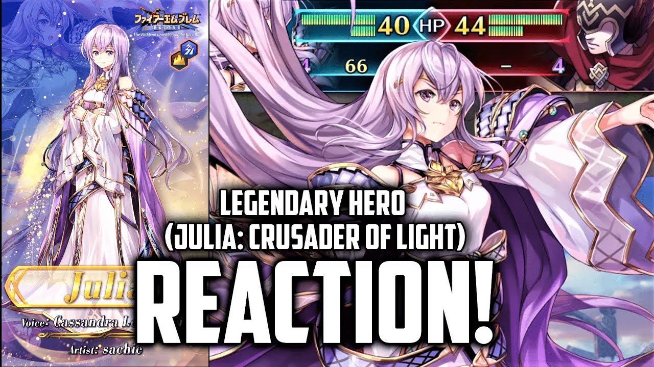 [Fire Emblem Heroes] Legendary Julia: Crusader of Light Reveal Trailer - Reaction & First Impression