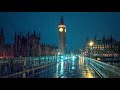 Rainy london dawn walk  westminster bridge to piccadilly circus  4kr