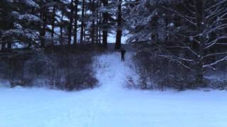 skiing double eject face plant fail