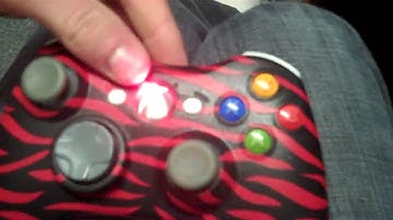 RED TIGER XBOX 360 CONTROLLER!