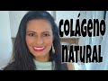 COLÁGENO NATURAL PARA PELE E CABELO #50mais#menopausa#pele #60mais #pelemadura #cabelos