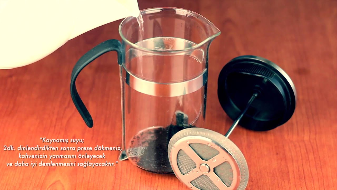 French Press Ile Kahve Nasil Yapilir Youtube