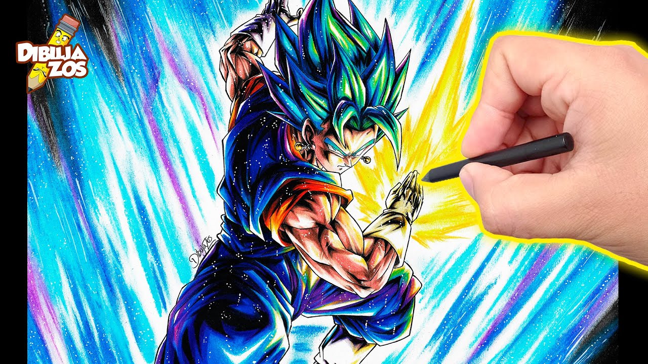 TARDÉ 7 DÍAS 😱 | COMO DIBUJAR A VEGETTO BLUE [ULTRA FÁCIL]