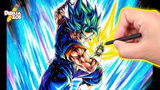 It took me 7 days 😱 | How to draw Vegetto Blue [ultra easy] screenshot 5