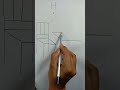 How To Draw Chair And Table Easy From H Letters Shorts