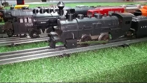 MARX 6 VOLT DC 490 / DIODE INSTALLED / RUNNING PERFECTLY ON AC / 10 LIONEL CARS