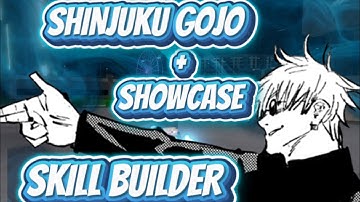 SHINJUKU GOJO SKILL BUILDER MOVESET AND SHOWCASE Base + Awakening | JUJUTSU SHENANIGANS