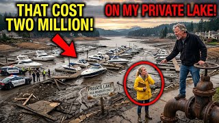 HOA Built a $2M Marina on My Private Lake... So I Drained It Down to Mud Overnight!