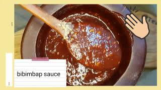 Bibimbap sauce - How to make a spicy Korean sauce