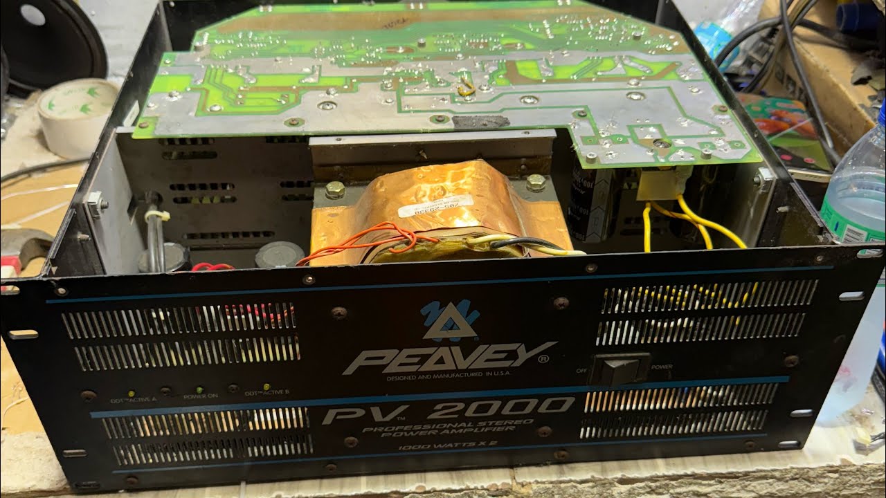 Peavy pv2000 power amplifier walang audio ang kabilang channel  tips kung anu ang dahilan ng sira