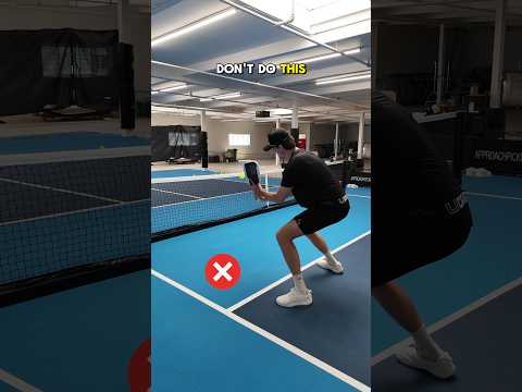 STOP Getting Wristy on Your Two-Handed Backhand Roll Dink ⚡️ #pickleball #pickleballaddict