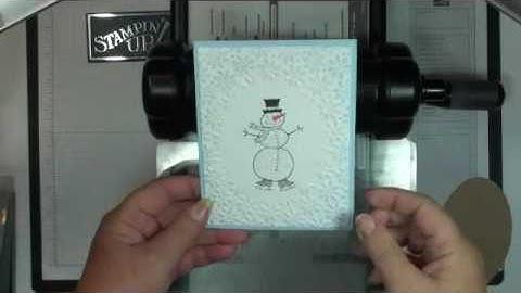 Embossing Folder ~ Oval Shape  with Dawn