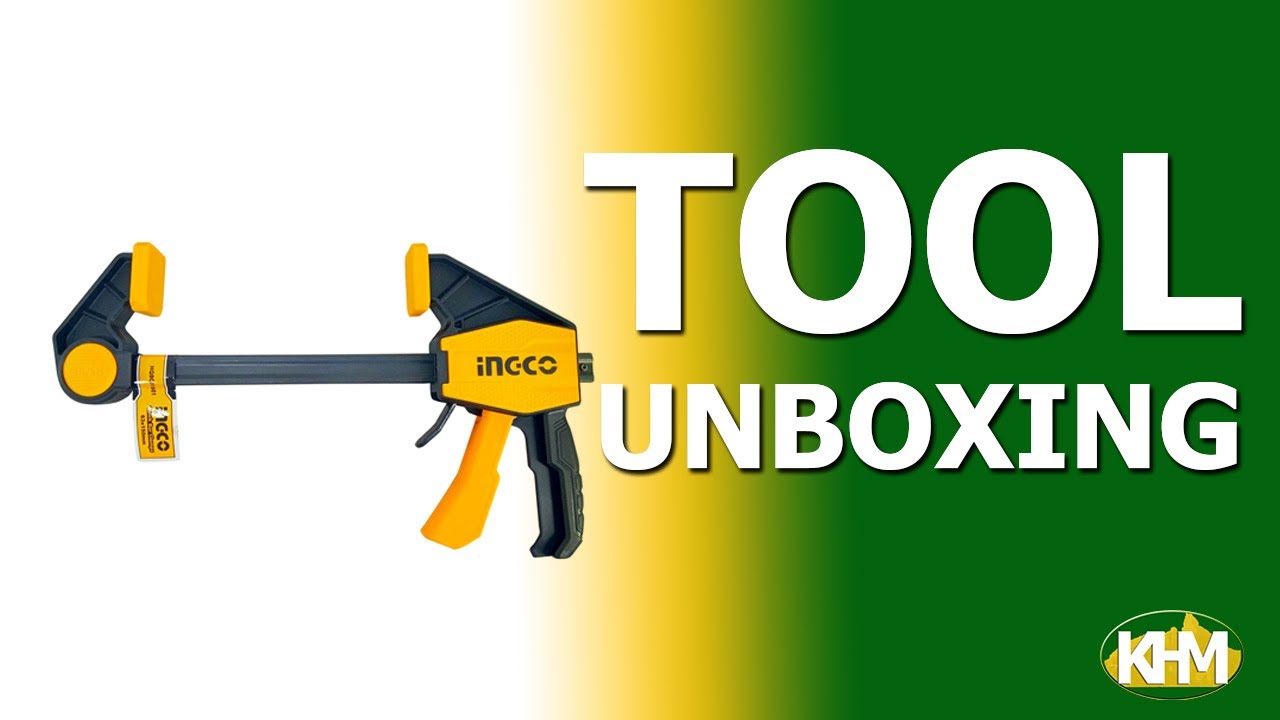 Ingco Quick Bar Clamp Quick Unboxing