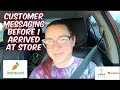 INSTACART CUSTOMER MAD, MESSAGING ME MULTIPLE TIMES BEFORE I GOT  TO STORE  | MULTI APP VLOG