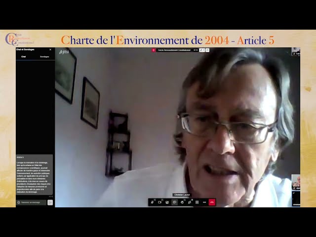 Critique de l'article 5 de la Charte de l'Environnement - Christian Laurut