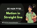 KINEMATICS | MOTION IN STRAIGHT LINE | JEE MAIN 2025 | PYQS SOLUTION