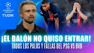 ¡SE PERDIERON IR A LA FINAL! Todas las FALLAS del PSG ante Dortmund | TUDN