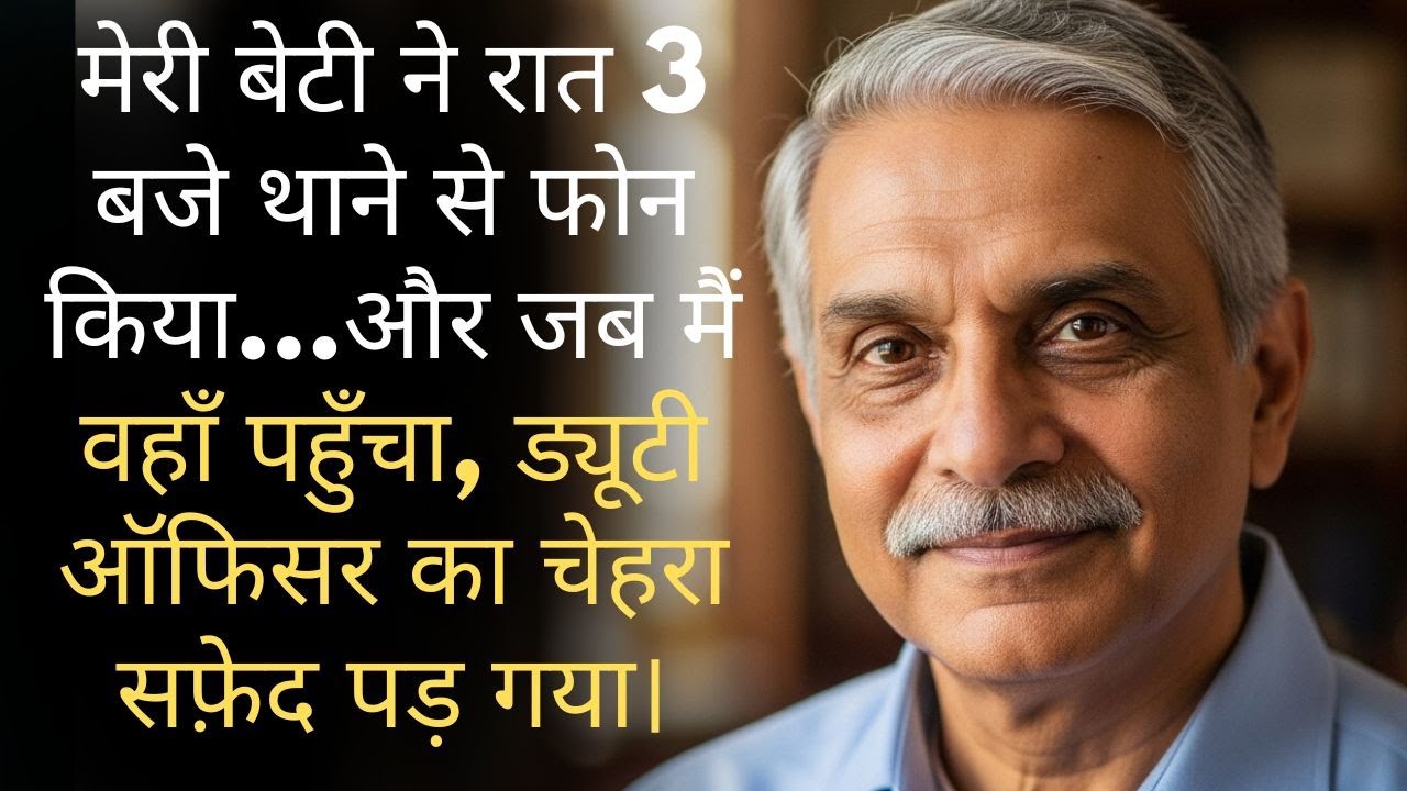 रात 3 बजे मेरी बेटी का फोन आया… और थाने में मेरा नाम सुनकर सब डर गए | Hindi Emotional True Story |