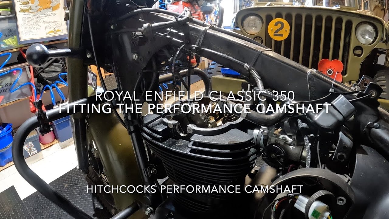 Royal Enfield Classic 350 Fitting the Hitchcocks Performance Camshaft