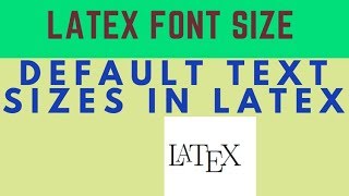 Latex Size