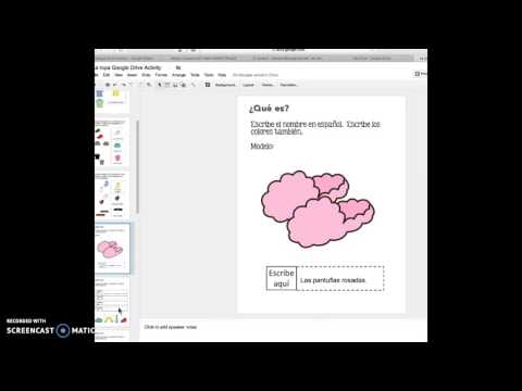 Spanish Clothing La ropa Google Drive Activity Distance Learning