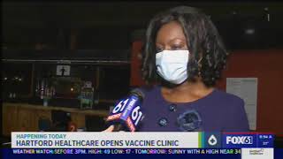 Mass Vaccination Site Opens at Oakdale Theater