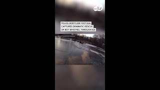 Police rescue freezing teen after he falls through ice on New Jersey pond