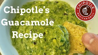 Chipotle Guacamole Recipe  Cooked by a Former Chipotle Employee!