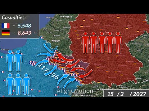 France vs Germany using Google Earth (Only Fiction!!!)