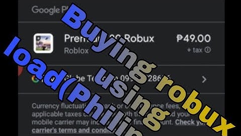 (Tutorial) How to buy robux using load(Philippines)