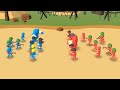Маленькие человечки Stick Army 3D - битва клонов стикменов