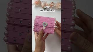 Diy cute treasure box making#diy #craftyhome #art #craft #shorts #youtubeshorts #viral